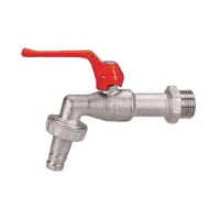 Drain valve with connection for hose
