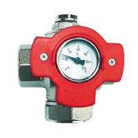 Multifunction Ball Valve with Thermometer