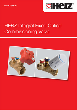 Fixed Orifice <br>Commissioning Valve